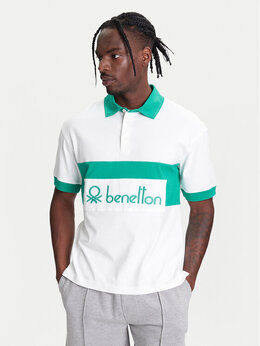 United Colors Of Benetton: Белая рубашка 