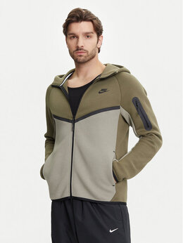 Nike: Толстовка  Windrunner цвета хаки