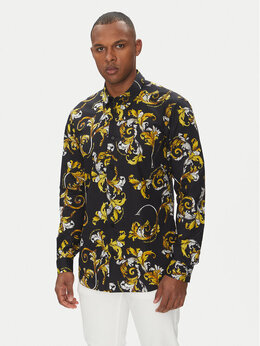 Versace Jeans Couture: Чёрная рубашка 