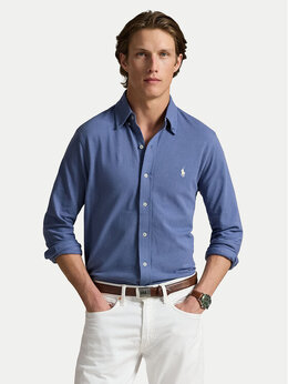 Polo Ralph Lauren: Синяя рубашка 