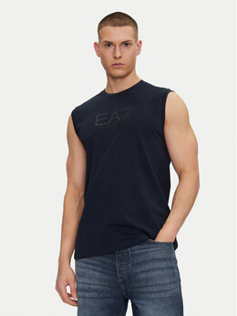 EA7 Emporio Armani: Синяя майка 