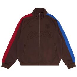 Nike: Коричневая куртка  Retro