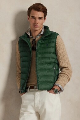 Polo Ralph Lauren: Зелёная майка 