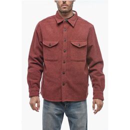 Woolrich: Бордовая куртка 