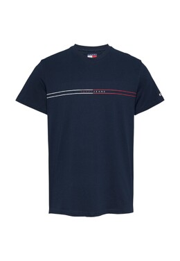 Tommy Jeans: Голубая футболка 