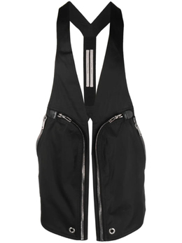 Rick Owens: Чёрный жилет  Bauhaus