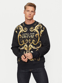 Versace Jeans Couture: Чёрная толстовка 
