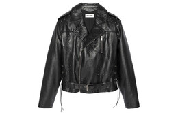 Saint Laurent: Кожаная куртка 