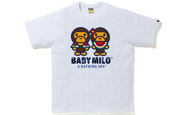 A BATHING APE: Чёрная футболка 