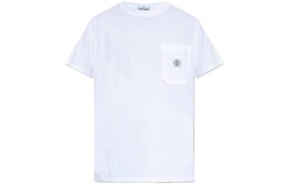 Stone Island: Белая футболка 