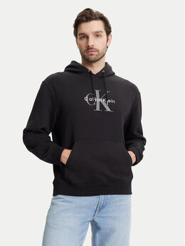 Calvin Klein Jeans: Чёрная толстовка 