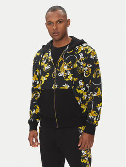 Versace Jeans Couture: Чёрная толстовка 