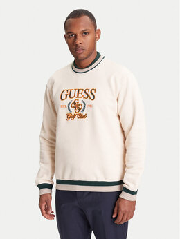 GUESS: Бежевая толстовка 
