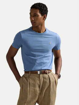 Polo Ralph Lauren: Голубая футболка 
