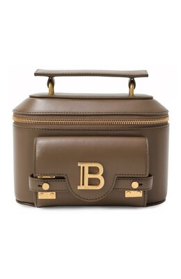 Balmain: Сумка  B-Buzz цвета хаки