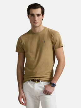 Polo Ralph Lauren: Бежевая футболка 