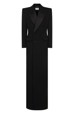Saint Laurent: Платье из шерсти 