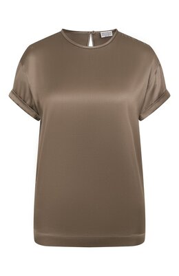 Brunello Cucinelli: Атласный топ 