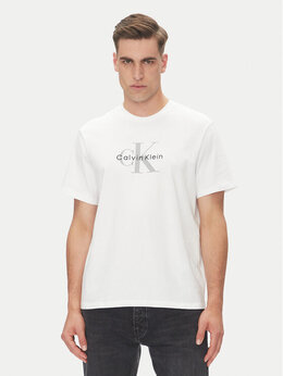 Calvin Klein Jeans: Белая футболка 