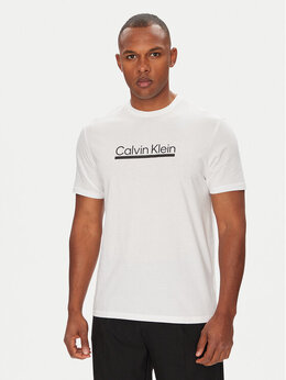 Calvin Klein: Белая футболка 