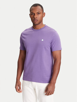 United Colors Of Benetton: Фиолетовая футболка 