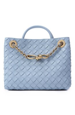 Bottega Veneta: Голубая сумка 