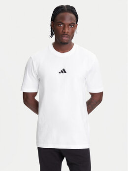 Adidas: Белая футболка  Essentials