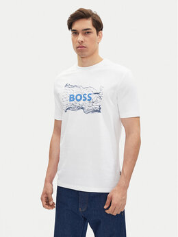 BOSS: Белая футболка 
