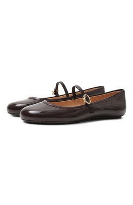 Gianvito Rossi: Бордовые балетки 