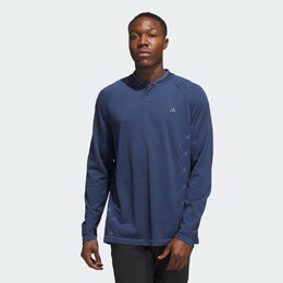 Adidas: Поло  Primeknit с воротником
