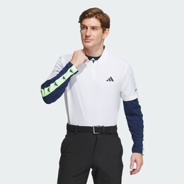 Adidas: Белое поло 