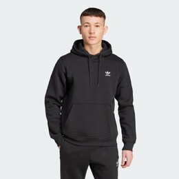 Adidas: Чёрный пуховик  Essentials