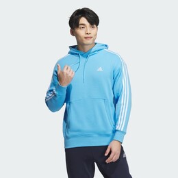 Adidas: Пуховик  Essentials в полоску