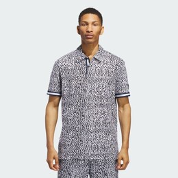Adidas: Поло с леопардовым принтом 