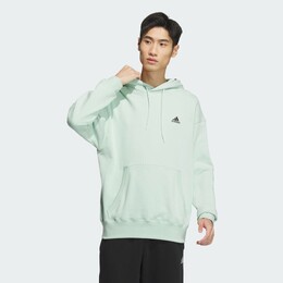 Adidas: Льняной пуховик  Essentials