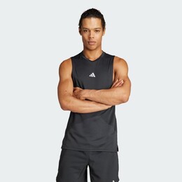 Adidas: Чёрная футболка  Training