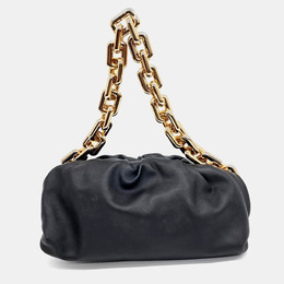 Bottega Veneta: Чёрная сумка 