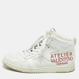 Valentino: Белые кроссовки  Atelier