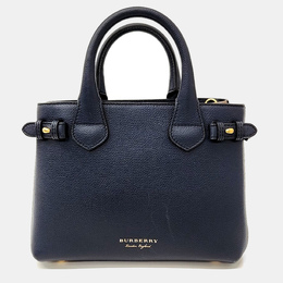 Burberry: Синяя сумка 