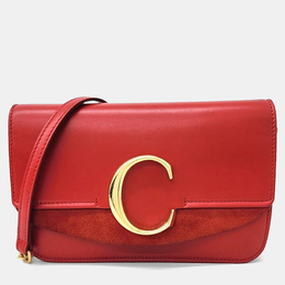 Chloe: Красная сумка через плечо  C