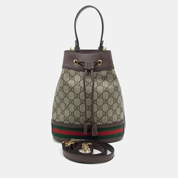 Gucci: Бежевая сумка  Ophidia
