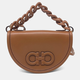 Salvatore Ferragamo: Коричневая сумка 