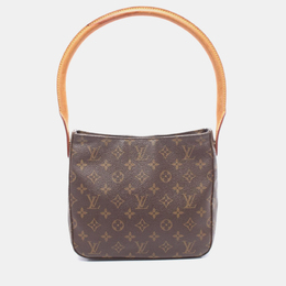 Louis Vuitton: Коричневая сумка  Looping