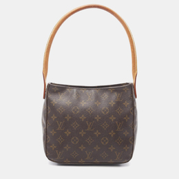 Louis Vuitton: Коричневая сумка  Looping