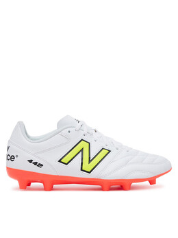 New Balance: Белые кеды 