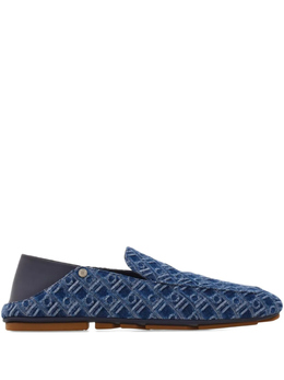 Ferragamo: Синие туфли 