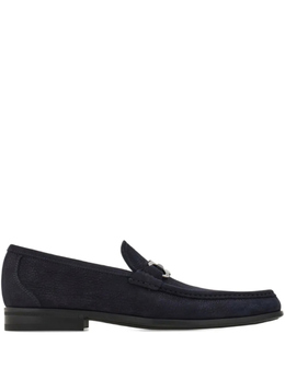 Ferragamo: Синие мокасины  Gancini