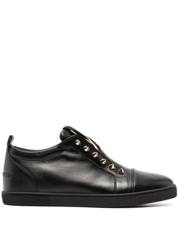 Christian Louboutin: Чёрные кеды 