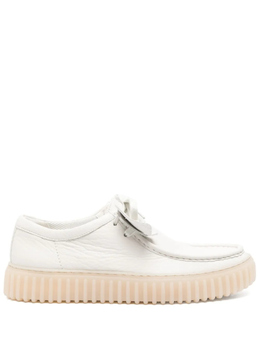 Clarks Originals: Белые кроссовки 
