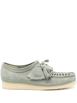 Clarks Originals: Зелёные кроссовки 